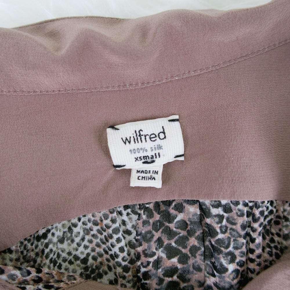 Wilfred - Python Silk Long Sleeves Button Down - image 4